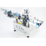 machine d'étiquetage adhésif produit cylindrique gamme solo cda usa