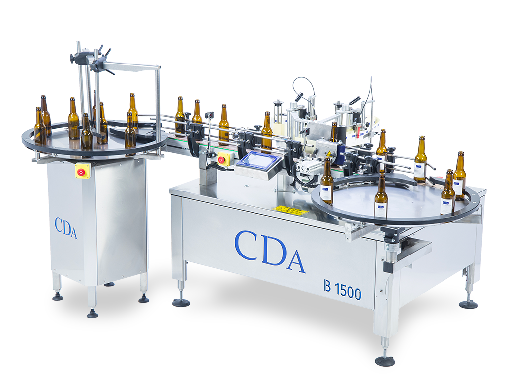 B1500 Automatic labeling machine for beer bottles