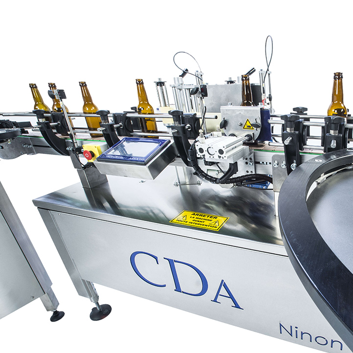 automatic labeler for glass bottle 33cl 75cl b1500 cda usa