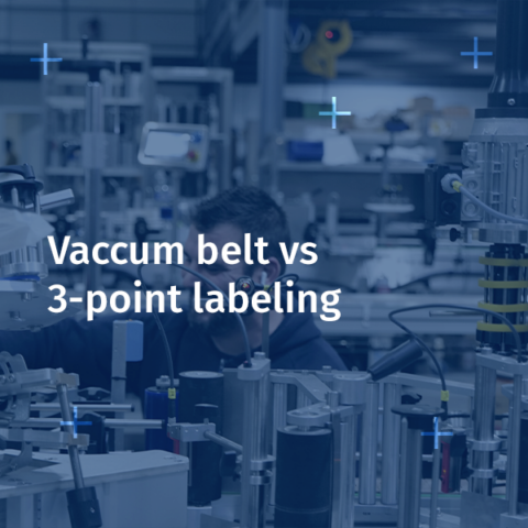 Vaccum belt - 3 points labeling