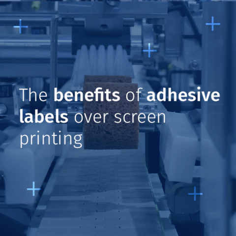benefits of adhesive labels over screen printing