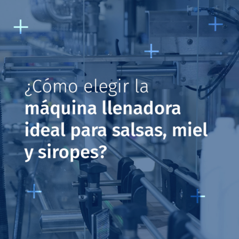 Máquina llenadora para salsas, miel y siropes