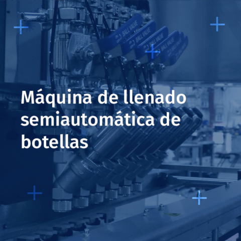 llenado semiautomática de botellas