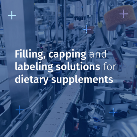 Dietary supplement packaging: filling, capping & labeling solutions